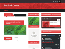 Tablet Screenshot of feedbackciencia.com